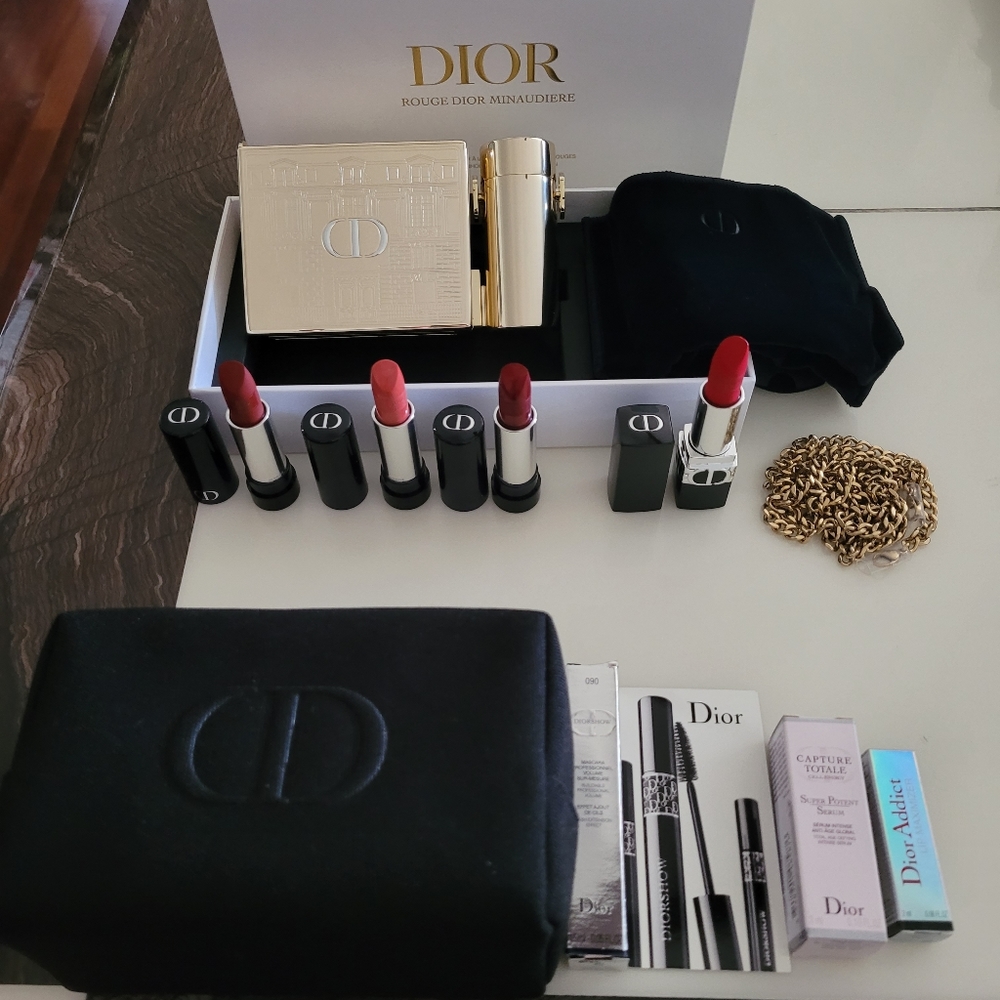 NEW DIOR Rouge Dior Minaudiere Set! - Picture 1 of 12